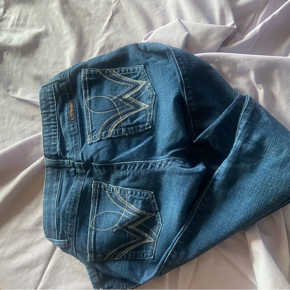 Women’s Q-Baby Wrangle bootcut jeans. Size 3/4x34. In great condition.